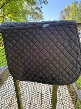 Dover Saddlery Black Quilted English Saddle Pad for PONY